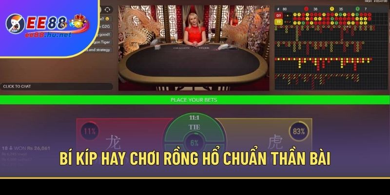 Rồng Hổ Live EE88 3 Bí kíp hay chơi Rồng Hổ chuẩn thần bài