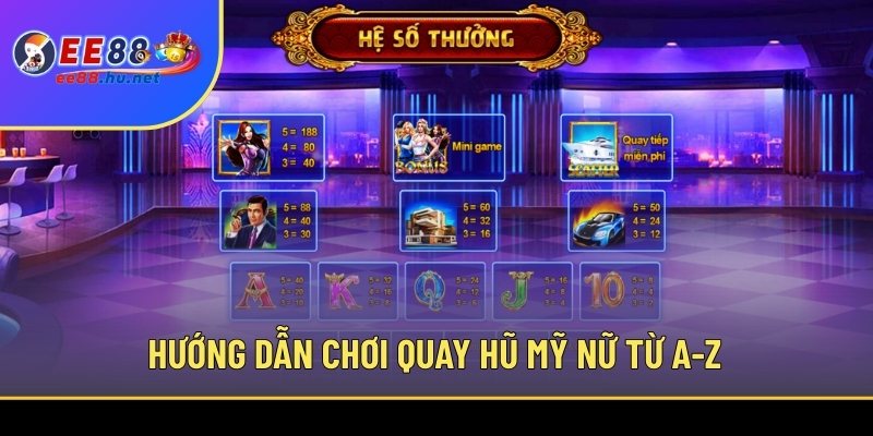 Nổ hũ Biệt Đội Mỹ Nữ EE88 2 Hướng dẫn chơi quay hũ Mỹ Nữ từ A-Z
